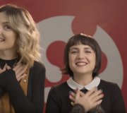Orgesa Zaimi dhe Kamela Islamaj për Down Syndrome Albania Dhuro dhe ti në www dsalbania org
